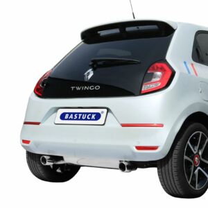 BASTUCK sports exhaust system for Renault Twingo 3 Facelift 2019 onwards