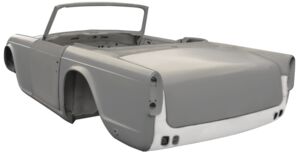 BASTUCK Triumph TR 4-5: Chapa trasera