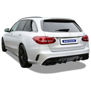 BASTUCK Sportauspuffanlage für Mercedes C-Klasse W205  C160, C180, C200, C300, AMG C43, AMG C63