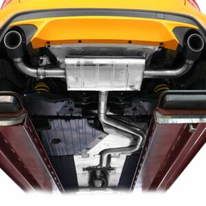 Ford Focus 4 ST and ST-Line 2018 onwards: Sports exhaust system behind particulate filter with tailpipe variant "Twin RACE S Carbon"