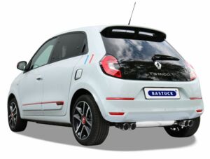 BASTUCK sports exhaust system for Renault Twingo 3 Facelift 2019 onwards