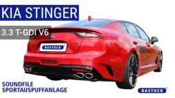 BASTUCK Soundfile Kia Stinger 3.3 T-GDI V6