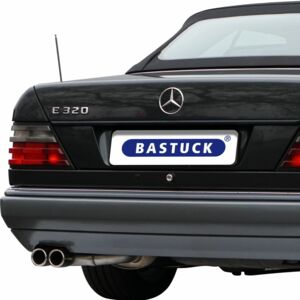 BASTUCK replacement exhaust system and sports exhaust system for Mercedes E Class W124 Limousine and Drop-top/ Coupé