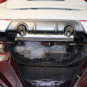 BASTUCK Silenciador trasero para Smart Fortwo a partir del año de modelo 2014 con faldón trasero "Brabus"