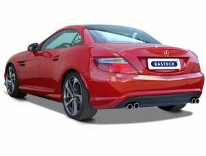 BASTUCK Sportauspuffanlage für Mercedes SLK 350 (R172) ab Baujahr 2011
