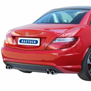 BASTUCK Sportauspuffanlage für Mercedes SLK 350 (R172) ab Baujahr 2011