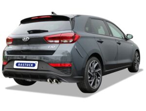 BASTUCK Sportauspuffanlage für HYUNDAI i30 PD 1.5l T-GDI Facelift inklusive Fastback