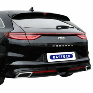 KIA ProCeed CD GT-Line après 2019 | système d’échappement sportif après catalyseur | silencieux arrière avec 1x sortie Ø 63 mm LH+RH avec clapet d’échappement