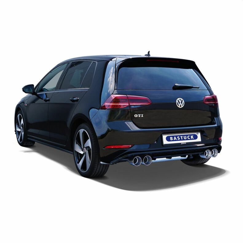 BASTUCK Sportauspuffanlage für VW Golf 7 GTI Facelift ab Baujahr 2017