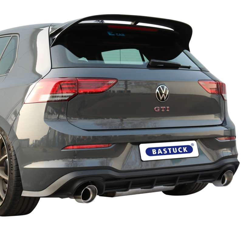 VW GOLF 8 GTI AND GTI CLUBSPORT: SPORTS EXHAUST SYSTEMS - BASTUCK & Co.  GmbH - EN